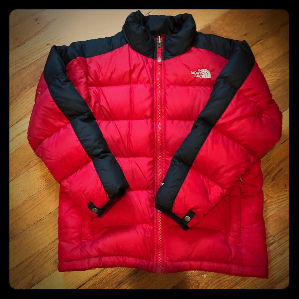 Boys red puffy jacket